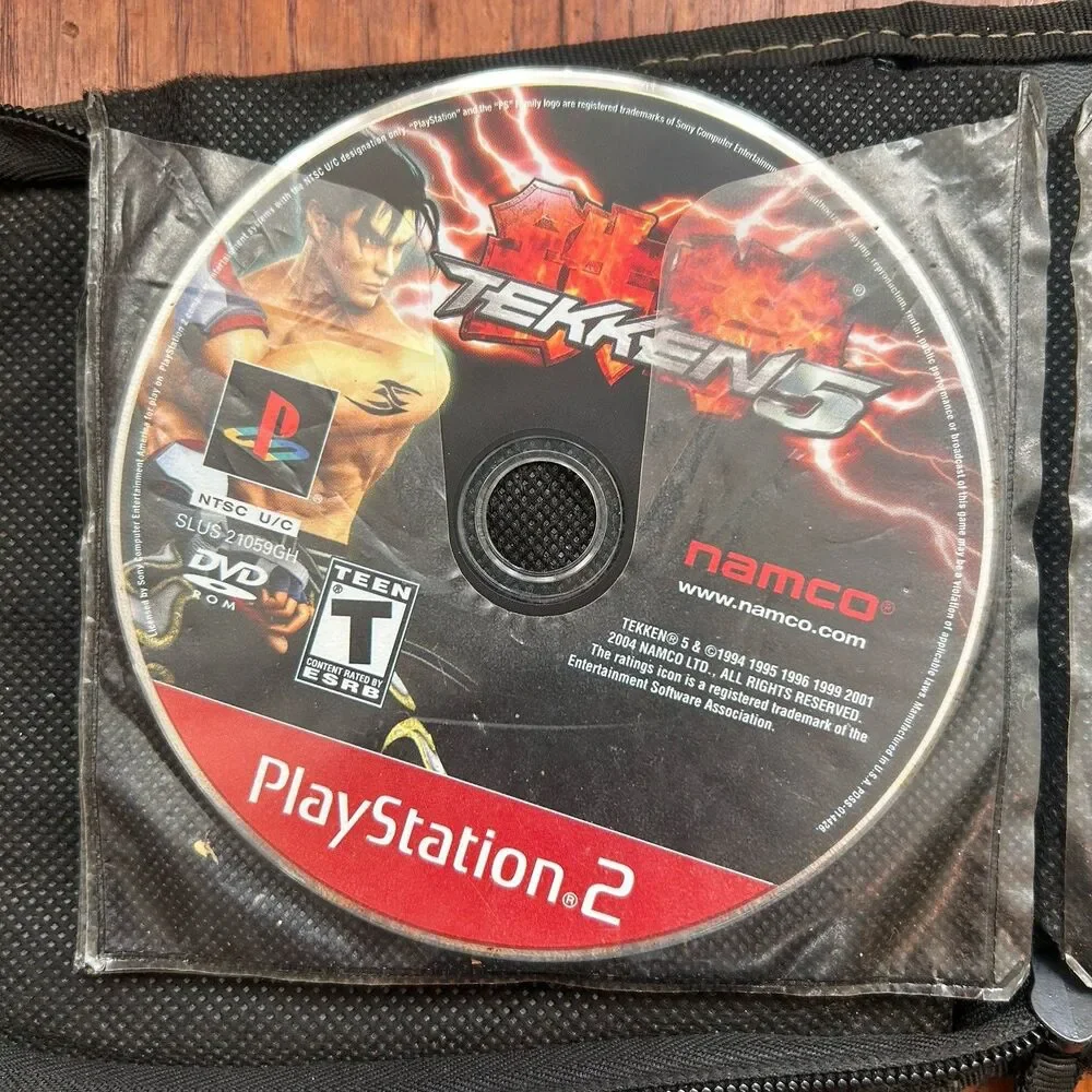 Sony PlayStation 2 PS2 Disc Only TESTED Tekken 5 BL Greatest Hits
